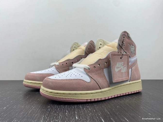 Bmlin shoes OG Retro 1 Jordan (Women's) Pink FD2596-600 High Air Washed 0707